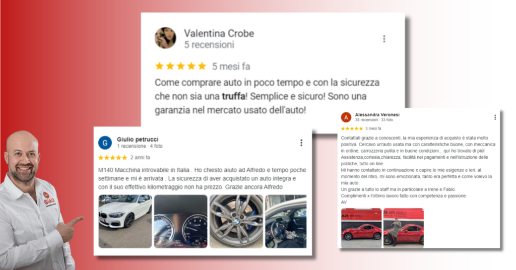 Come capire se le recensioni di un autosalone sono vere o false
